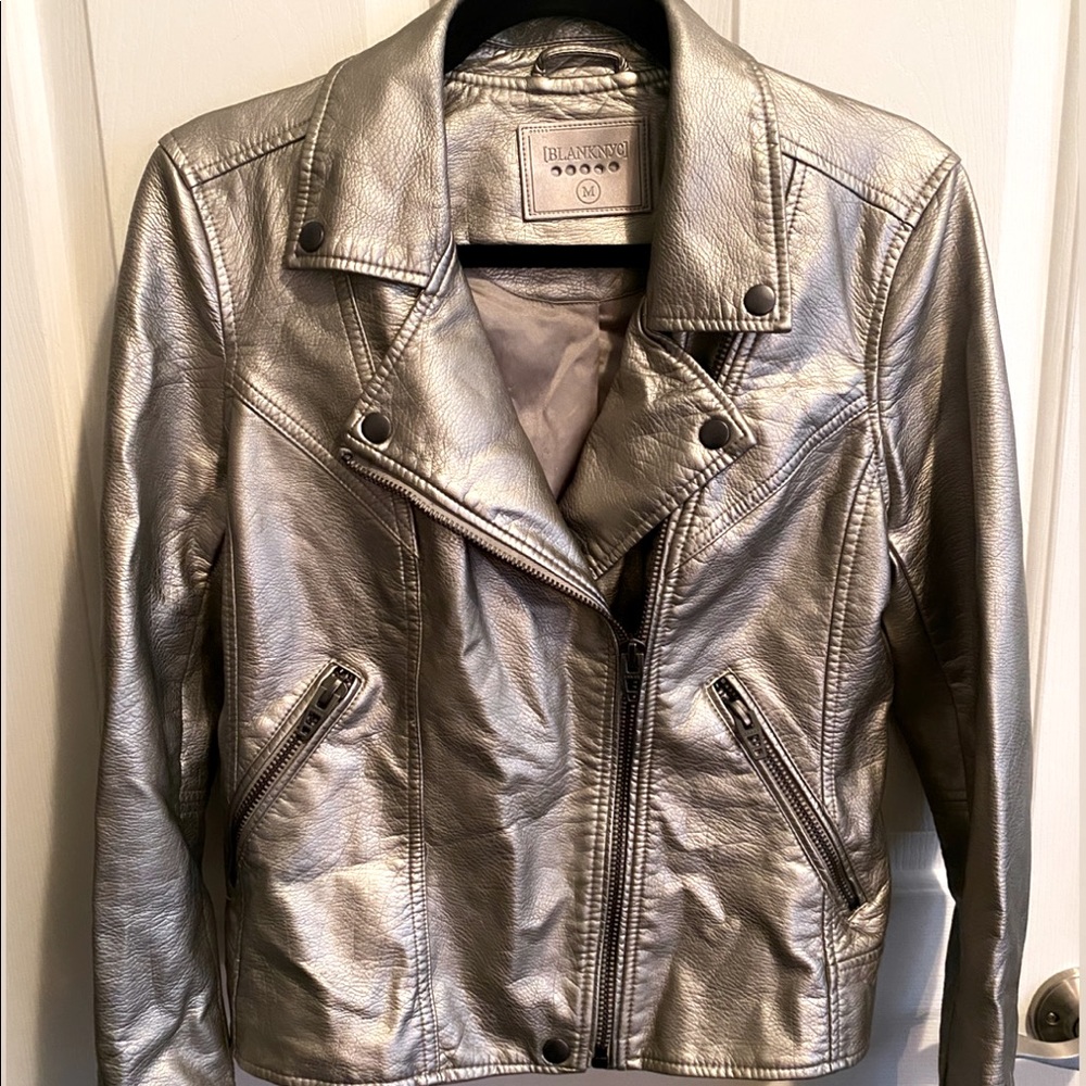 Vegan Leather Moto Jacket (BlackNYC)